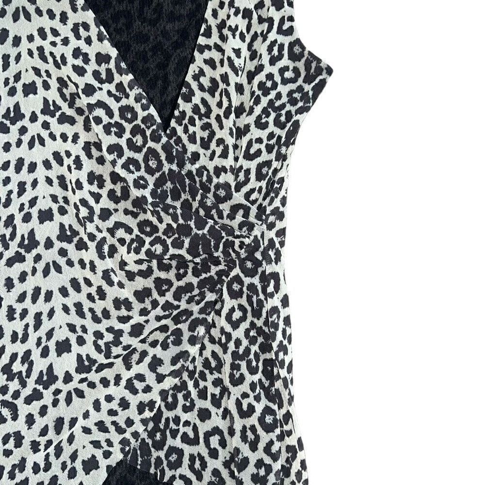 SWEET PEA Cheetah Print Sleeveless Blouse Size Large - Picture 3 of 7
